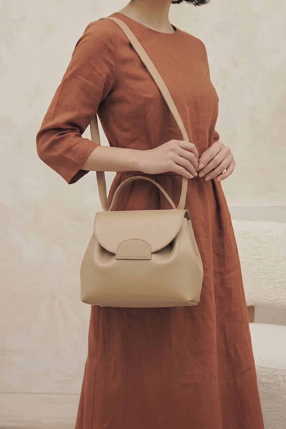 Fineur Crossbody Solenne - Beige